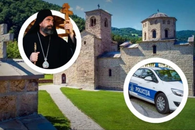 POLICIJA UPALA U MANASTIR ĐURĐEVI STUPOVI! Mitropolit Metodije im poručio: „Moraćete prvo srce da mi iščupate!“