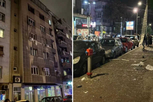 HAOS U CENTRU BEOGRADA! Jeziva eksplozija u stanu u Kosovskoj, na ulici vrata, prozori, staklo na sve strane! OŠTEĆENI I AUTOMOBILI! (FOTO)