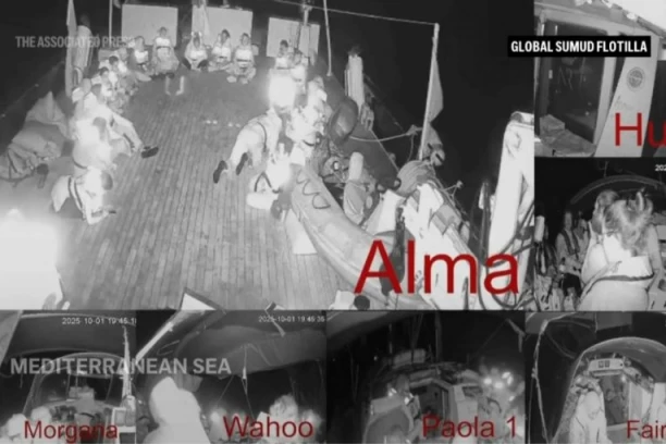 IZRAEL NAPAO FLOTILU SA GRETOM TUNBERG: Članovi posade pevaju i uzvikuju "Sloboda Palestini" (VIDEO)