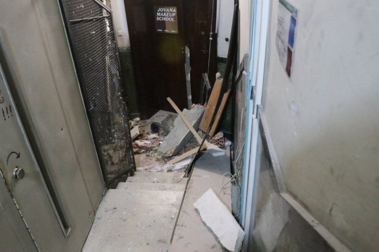 Zgrada u kojoj se dogodila eksplozija