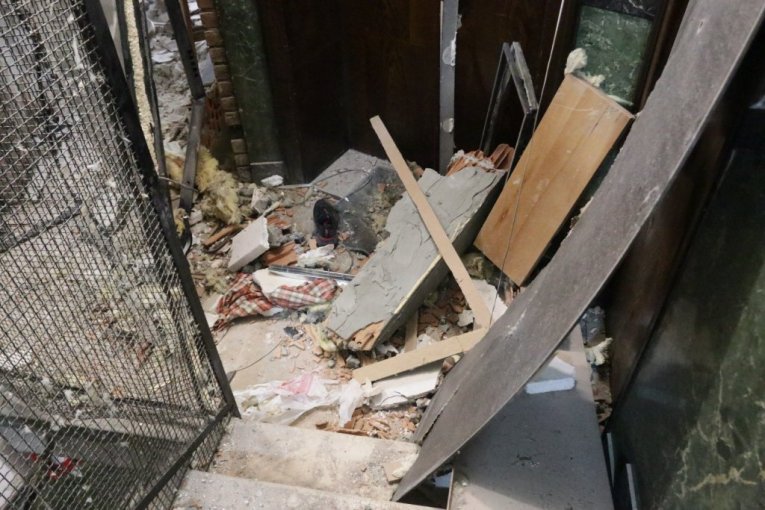 Zgrada u kojoj se dogodila eksplozija