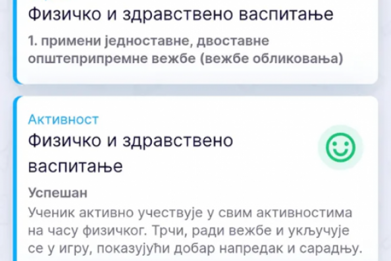 Marija Kulić podelila uspehe malog Željka u školi