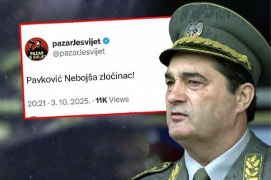 SRAMOTNA PORUKA IZ NOVOG PAZARA: Ovog puta nizak udarac, meta - NEBOJŠA PAVKOVIĆ! Strašno!