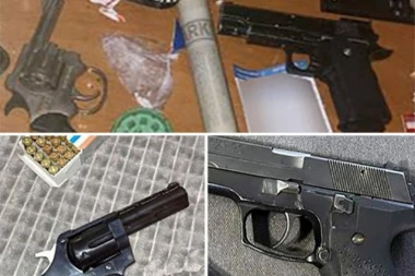PIŠTOLJI, MUNICIJA, BAKLJE, DROGA...! Policija pretresla 32 lokacije zbog ubistva u Višnjičkoj banji! Pogledajte šta je sve pronađeno! (FOTO)