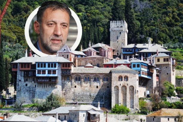 VLADE DIVAC NA HILANDARU: O čemu su razgovarali na sastanku košarkaška legenda i iguman Metodije (FOTO)