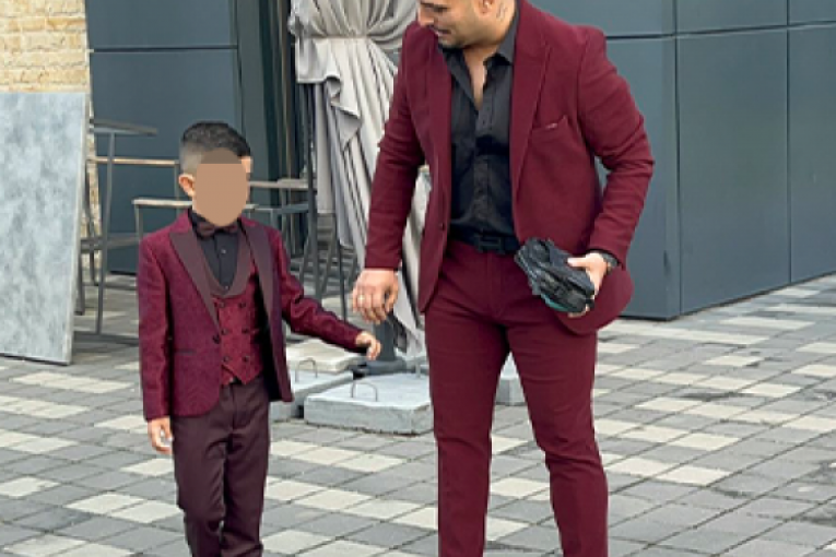 Darko Lazić sa sinom