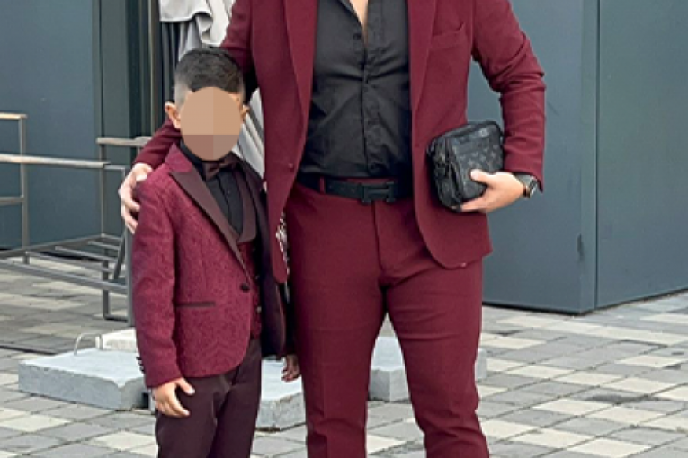 Darko Lazić sa sinom