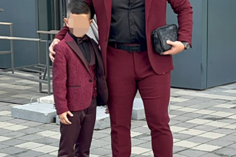 Darko Lazić sa sinom