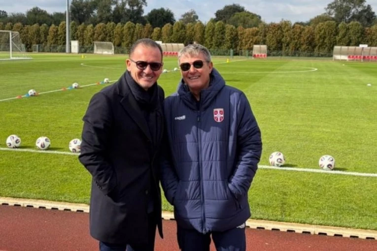PIKSI I MIJAT PONOVO ZAJEDNO: Čelnik Partizana uz selektora Srbije
