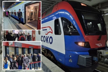 SVE JE PUNO, NEMA VIŠE KARATA! Tačno u podne uspostavljen redovan železnički saobraćaj brzom prugom od Beograda do Subotice! (FOTO, VIDEO)