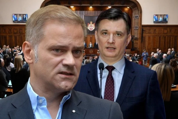 JOVANOV RAZMONTIRAO BORKA STEFANOVIĆA U SKUPŠTINI: "Ustali ste na državu uz pomoć stranaca, mi podržavamo STUDENTE KOJI ŽELE DA UČE i POSLANIKE KOJI ŽELE DA RADE!"