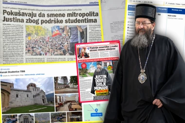 MITROPOLIT JUSTIN GLUMI POLITIČKU ŽRTVU! BUKING VLADIKA ZVEZDA OPOZICIJE!