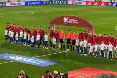 FRKA U LESKOVCU: Prvi sukob na meču Srbije i Albanije! (FOTO, VIDEO)