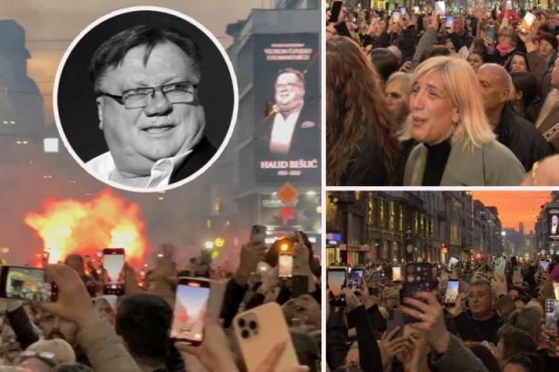 SARAJEVO JE HALID BEŠLIĆ! Pogledajte emotivne scene u čast legendarnog pevača! (GALERIJA, VIDEO)