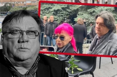 ZORICA BRUNCLIK IPAK DOŠLA NA SAHRANU HALIDA BEŠLIĆA! Pevačica lije gorke suze: Osipamo se svi! (VIDEO)