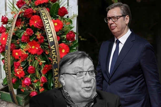 VUČIĆ POSLAO VENAC ZA DŽENAZU HALIDA BEŠLIĆA! Evo kako se predsednik oprostio od čuvenog pevača! (FOTO)