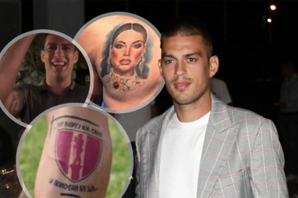 SVE TETOVAŽE VUJADINA SAVIĆA! Svi bruje o liku Mirke Vasiljević, a drugoj velikoj ljubavi posvetio čak DVE! (FOTO)
