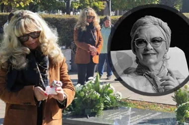 BRATANICA MILENE DRAVIĆ ODALA POČAST GLUMICI! Scena s Novog groblja kida dušu na komade! (VIDEO)