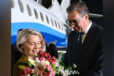 "SVAKA POSETA IMA POSEBAN ZNAČAJ ZA SRBIJU" - Vučić dočekao Ursulu fon der Lajen u Beogradu