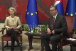 VUČIĆ STIGAO U BRISEL! Već zakazana večera s Ursulom fon der Lajen i Koštom!