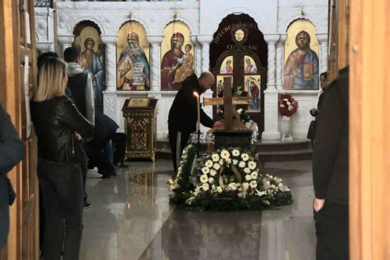 Vladimir Blažev Pančo, sahrana