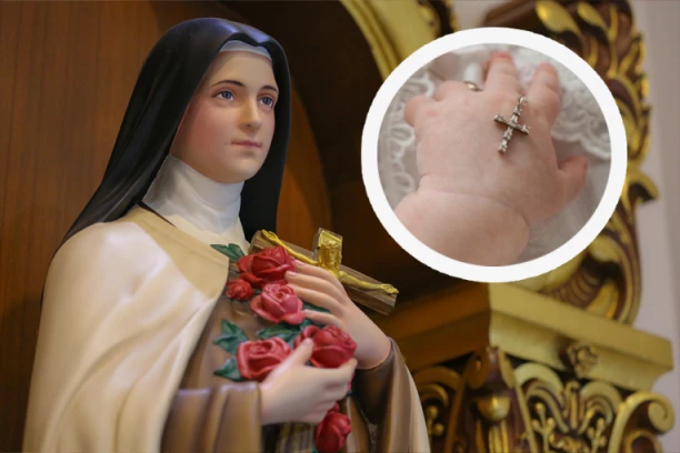 FOTOGRAFIJA NOVOROĐENČETA KOJA JE OSVOJILA INTERNET: Beba obučena kao Sveta Tereza ganula srca miliona širom sveta