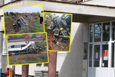 INTENZIVNA NEGA BEZ PUTNIKA IZ PREVRNUTOG AUTOBUSA! Svi pacijenti iz Sremske Mitrovice stablino!