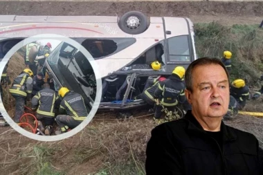 OVO JE UZROK PREVRTANJA AUTOBUSA! Oglasio se ministar Dačić povodom nesreće kod Sremske Mitrovice!