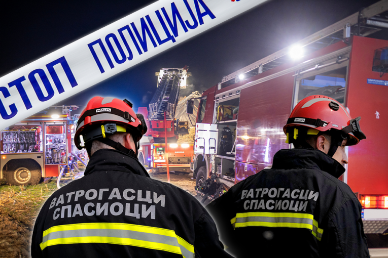 POŽAR U SREMSKOJ KAMENICI! Vatra zahvatila pomoćni objekat! (FOTO)