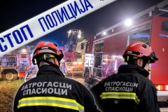 BUKTINJA U CENTRU ZRENJANINA! Buknula vatra u zgradi, vatrogasci dojurili - POLICIJA BLOKIRALA ULICU! (VIDEO)