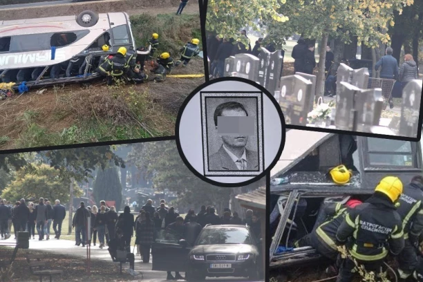 OVO JE TREĆA ŽRTVA AUTOBUSA SMRTI! Goran sahranjen u rodnoj Sremskoj Mitrovici, neutešna majka jeca na sav glas: "Jao Goro, sine moj jedini..." (FOTO)