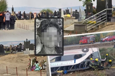 "RADOVALA SE ODLASKU U PENZIJU, A SADA JE VIŠE NEMA!" Reka ljudi na sahrani Ljiljane, koja je stradala u prevrtanju autobusa kod Sremske Mitrovice! (FOTO)