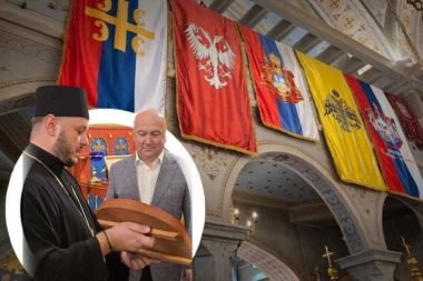 PODRŠKA IZ SRBIJE ZA PRAVOSLAVNE VERNIKE I SVETINJE U FEDERACIJI BiH: Bratstvo Sabornog hrama u Tuzli dočekalo ministra Nenada Popovića