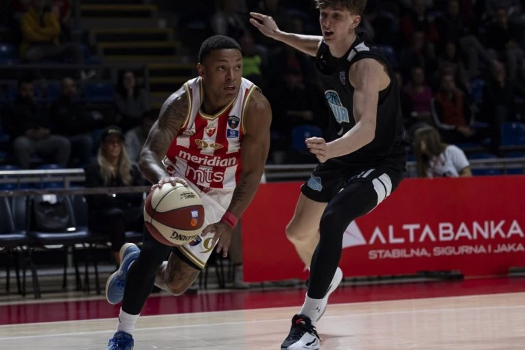 PUKLA STOTKA U PIONIRU! Zvezda Meridianbet na dominantan način ostvarila prvu pobedu u Admiralbet ABA ligi