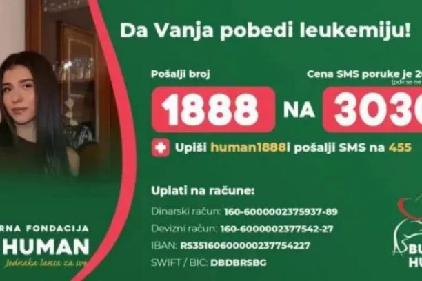 Pomozimo Vanji da pobedi leukemiju!