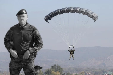 "NAŠEG BRATA VIŠE NEMA!" Vojnici se oprostili od mladog Luke Stojanovića (21): Njegov poslednji skok bio je simbol hrabrosti, ljubavi prema nebu...