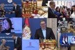 "TO ŠTO VI RADITE JE NAŠ NAJVEĆI SPAS": Predsednik Vučić razgovarao sa preduzetnicama, dobitnicama sredstava, pa im dodelio rešenja! (FOTO/VIDEO)