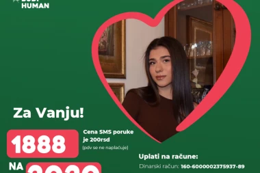 VANJI JE POTREBNA NAŠA POMOĆ! Udružimo se da bi ova devojka uspela da pobedi OPAKU BOLEST!