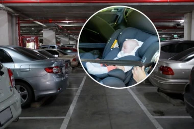 DRAMA U GARAŽI U CENTRU BEOGRADA! Majka ostavila BEBU satima samu u automobilu! INTERVENISALA POLICIJA!