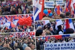 VELIČANSTVENI PRIZORI! SKORO 40.000 GRAĐANA U ŠETNJI PROTIV BLOKADA - ustali Požarevac, Kraljevo i Vranje, ulicama odjekivalo: "ACO, SRBINE!" (FOTO, VIDEO)