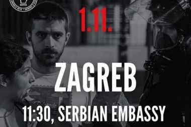 SADA JE JASNO KO STOJI IZA POKUŠAJA RUŠENJA SRBIJE! Protesti "podrške" blokaderima i u Zagrebu (FOTO)