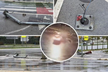 OVAKO IZGLEDA AUTOMOBIL U KOM JE STRADALA PORODICA! Jeziv prizor nakon nesreće kod kule West 65! (FOTO)