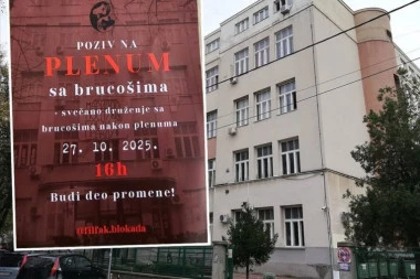 POLITIČKI CIRKUS U REŽIJI PLENUMAŠA-BLOKADERA U NIŠU: Pozivali brucoše na plenume, a rukovodstvo fakulteta ćutalo! (FOTO)