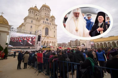 ISTORIJSKI DAN ZA PRAVOSLAVCE: Dva patrijarha, 65 vladika, stotine monaha i reke vernika na otvaranju najvećeg pravoslavnog hrama na svetu