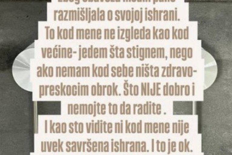 Katarina Lazić smršala