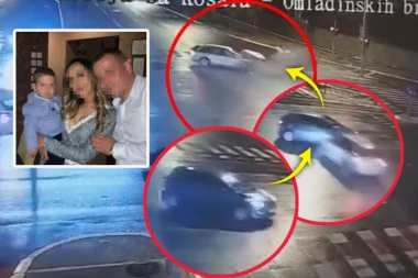 TUGA NA MESTU POGIBIJE TROČLANE PORODICE! Policajci odaju počast nastradalom kolegi - SVI U SUZAMA PORED IMPROVIZOVANE SPOMEN-PLOČE! (VIDEO)