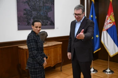 "NAŠ CILJ OSTAJE JASAN" Predsednik Vučić se sastao sa predstavnicima MMF (FOTO)