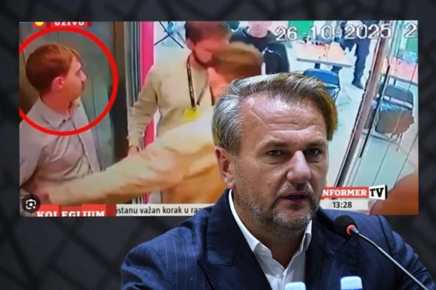 SRAMOTA! Ostoja ćuti ko zaliven na pitanja OTKUD PROVOKATOR koji vređa predsednika Vučića sa KK Partizan na međunarodnim utakmicama