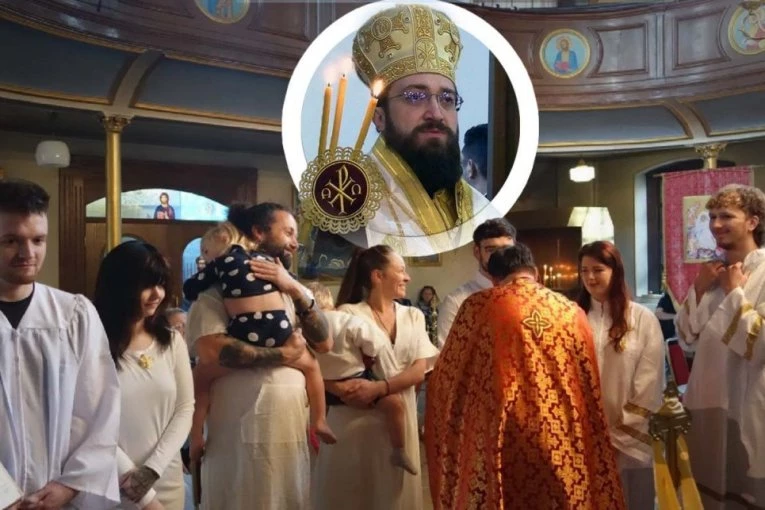 NA SVETU PETKU 9 ENGLEZA PREŠLO NA PRAVOSLAVLJE U SRPSKOJ CRKVI: Vladika Nektarije im dodelio krsne slave