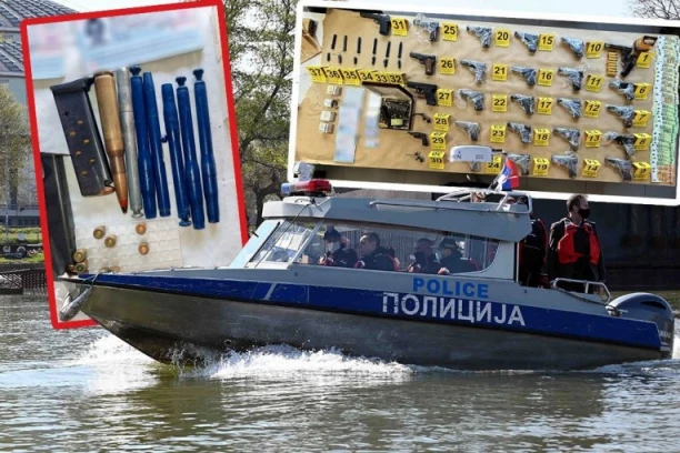 POGLEDAJTE KAKO SU UHAPŠENI KRIJUMČARI SA DUNAVA! Čamcem hteli da prebace Kineze u Hrvatsku, pa se prevrnuli! NAĐENA I GOMILA ORUŽJA! (FOTO, VIDEO)